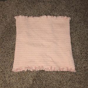 pink tube top